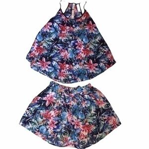 Marilyn Monroe Floral Short Set
